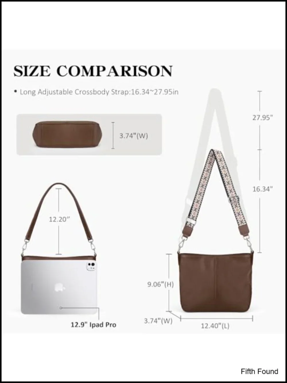 Genuine Leather Hobo Crossbody Shoulder Bag
